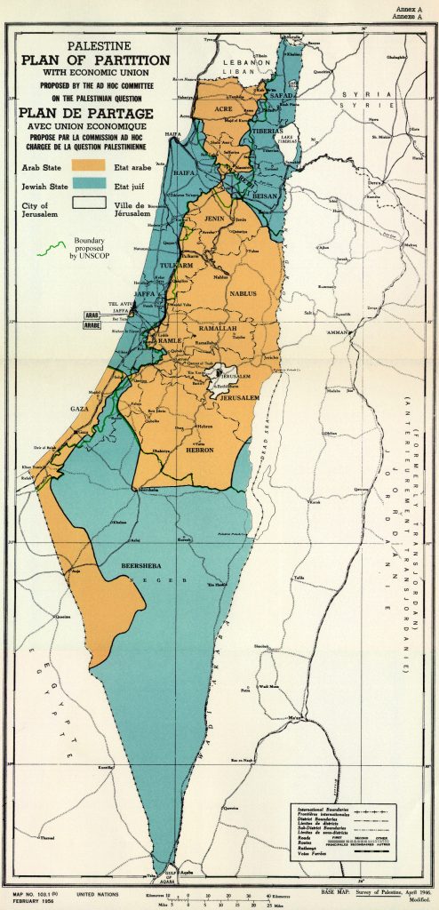 UN Palestine Partition Versions 1947 2